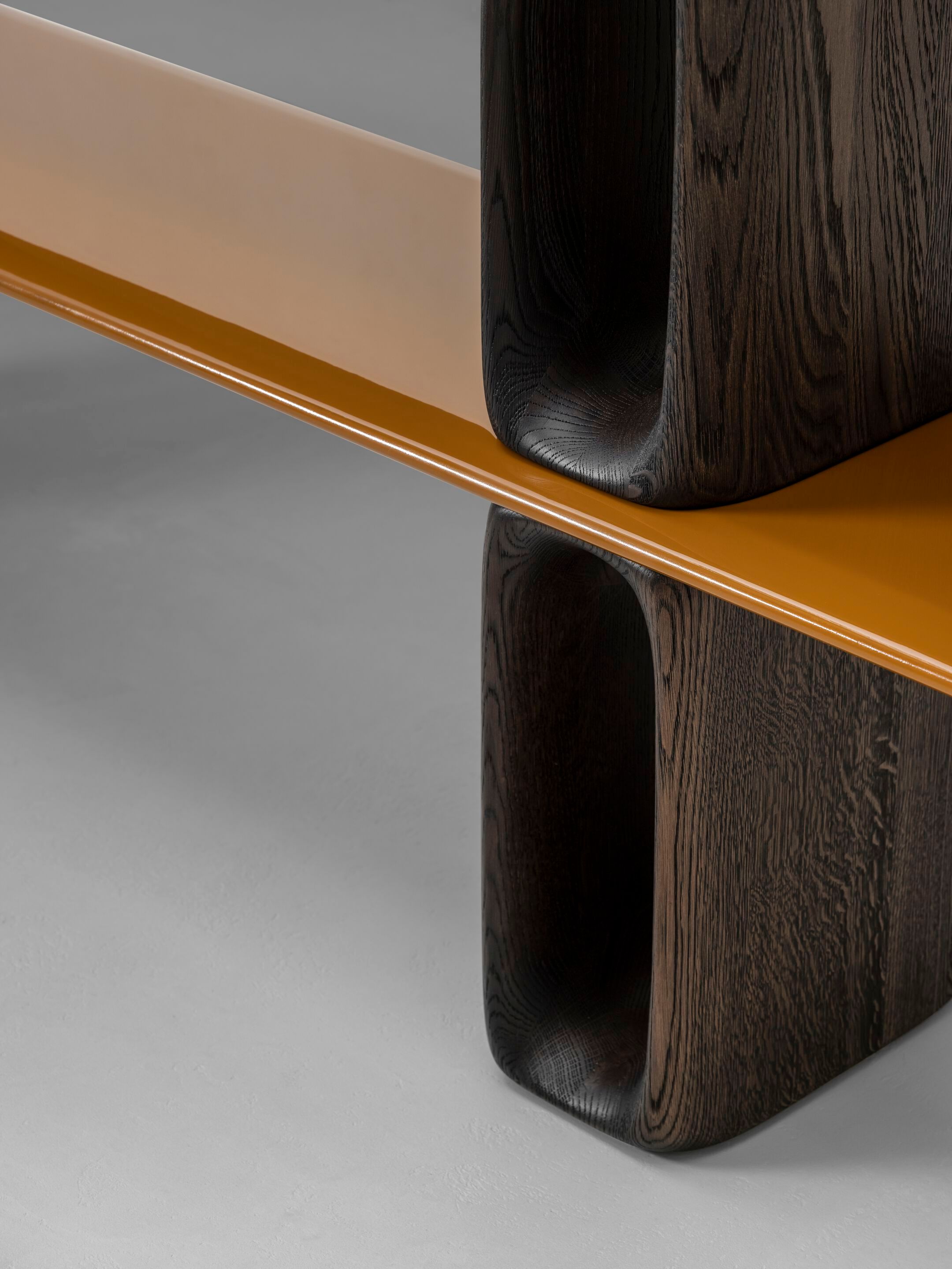 Отдельно стоящий книжный шкаф из дуба Van Rossum патина ARCH-00023162 - Вид №4