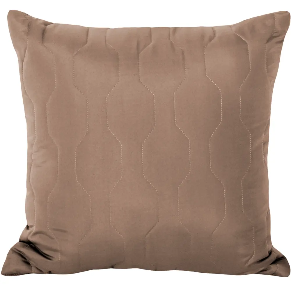 Подушка Микрофибра 50x50 см цвет серо-коричневый SEASONS STLM-2157630