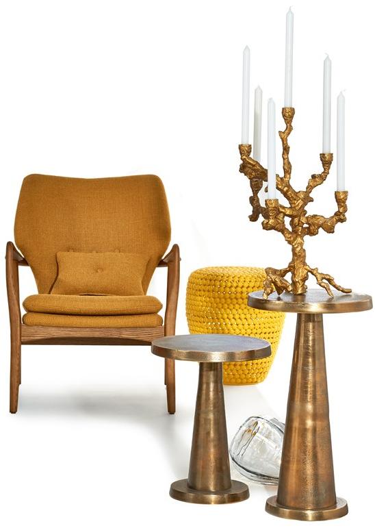 Pols Potten Круглый алюминиевый журнальный столик sun-id-1369773 - Вид №1