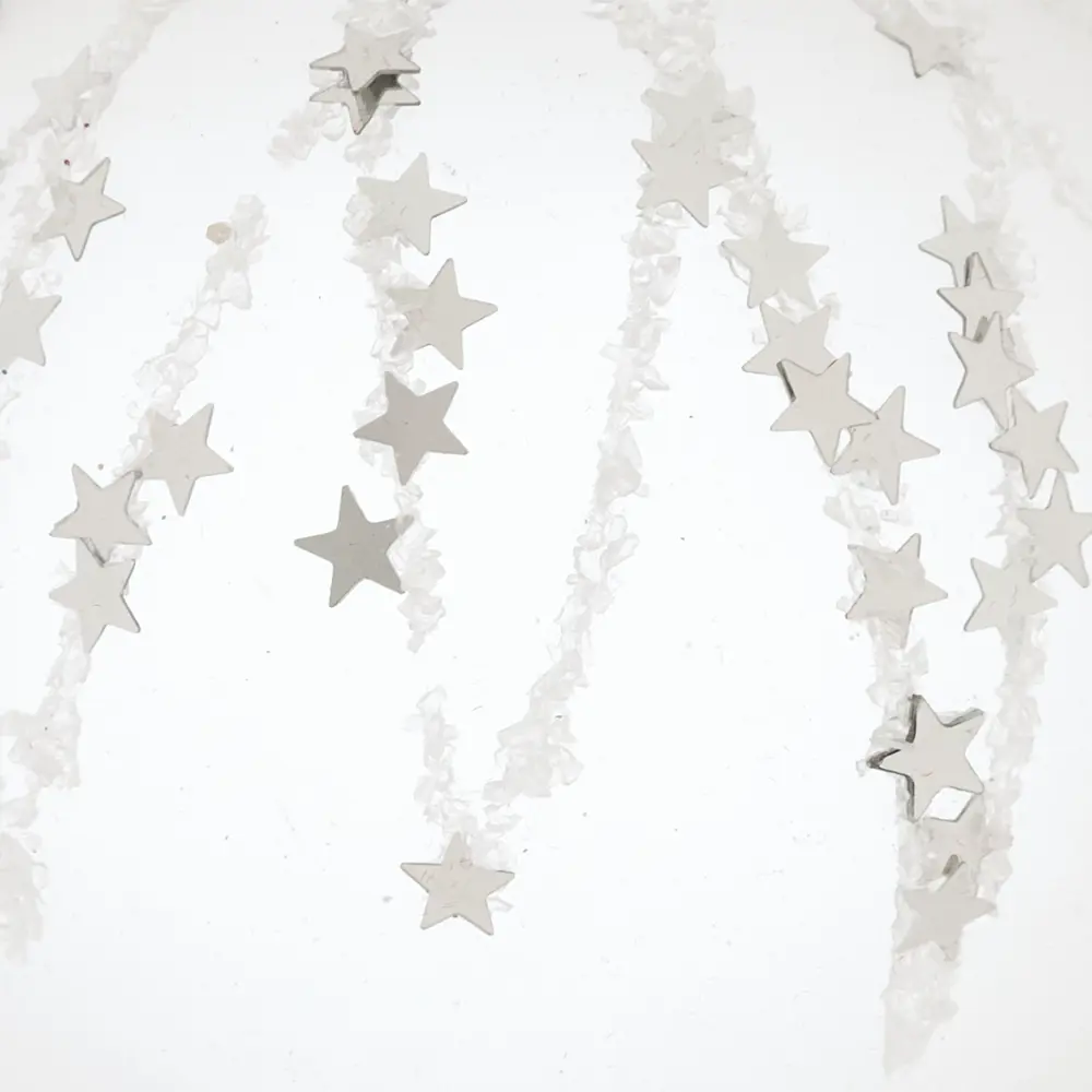 85156545 Елочный шар «Изморозь» ø8 см пластик серебристый STLM-0956475 Santreyd  - Вид №1