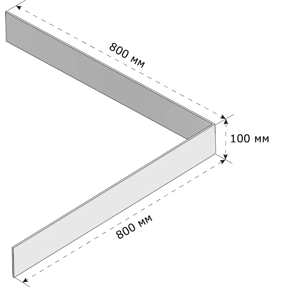 Панель для поддона Form акрил 80x80 см Santreyd STLM-2119194 - Вид №1