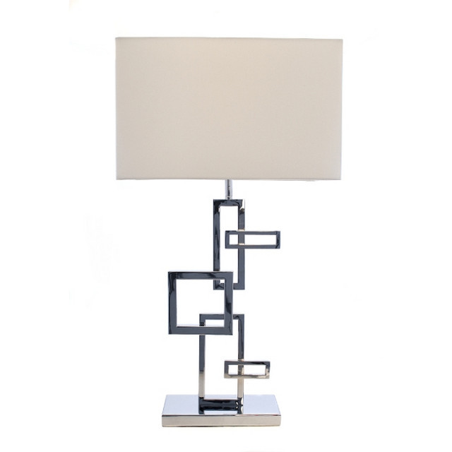 Настольная лампа Deandre от RVAstley 5291 RVASTLEY ИНТЕРЬЕРНЫЕ 061922 Белый;хром  - Вид №1