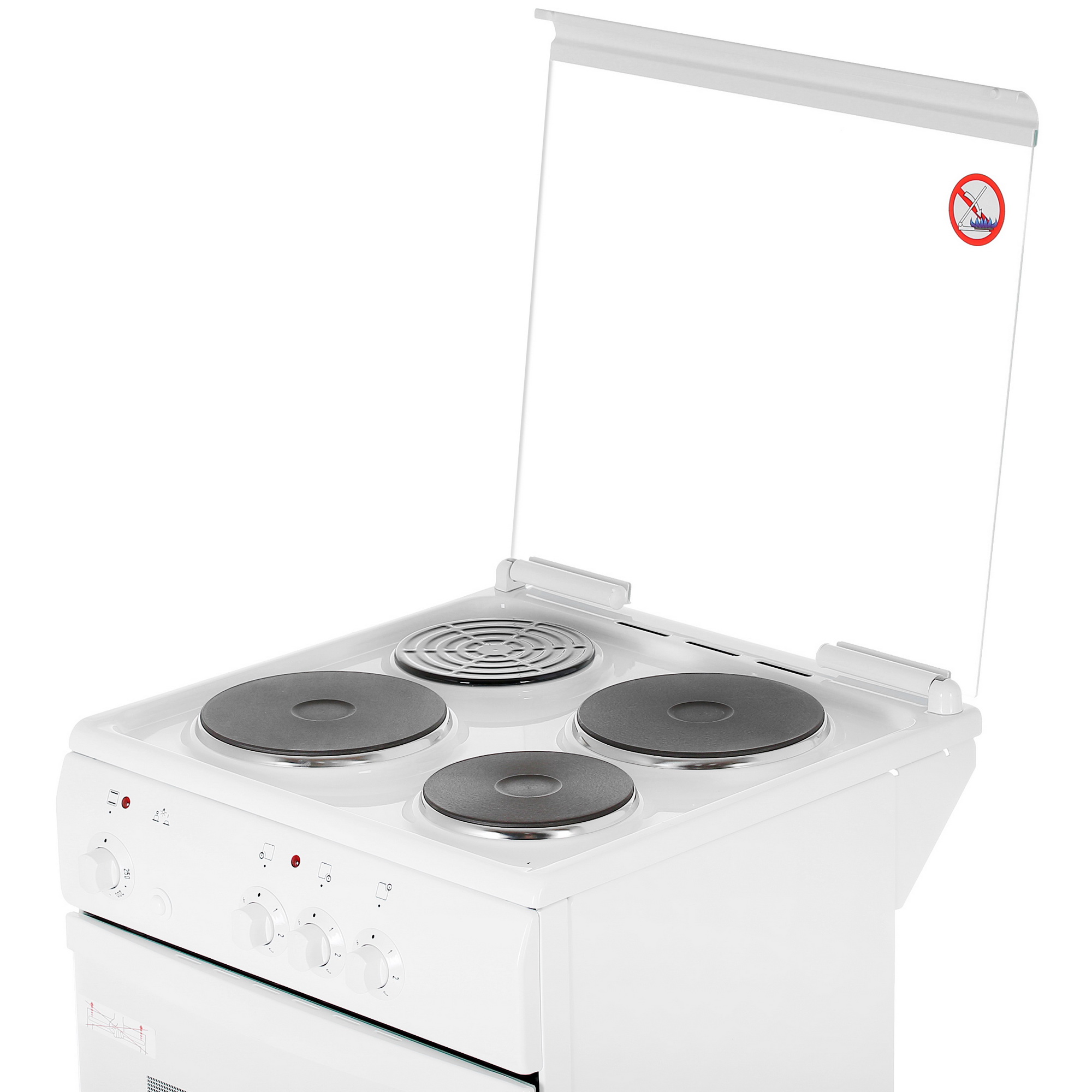 1185574 Электрическая плита De Luxe 5003.17Э (кр) белый STDN-0005589 - Вид №7