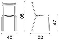 Ethimo Садовый стул из железа Flower Flsi3400 - Вид №9