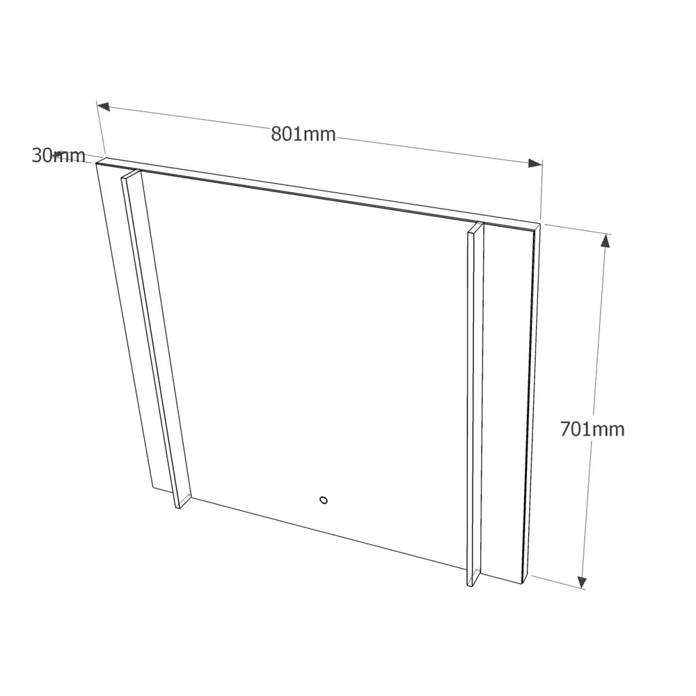 Зеркало Land с подсветкой 80x70 см VIGO STLM-2076340 - Вид №7