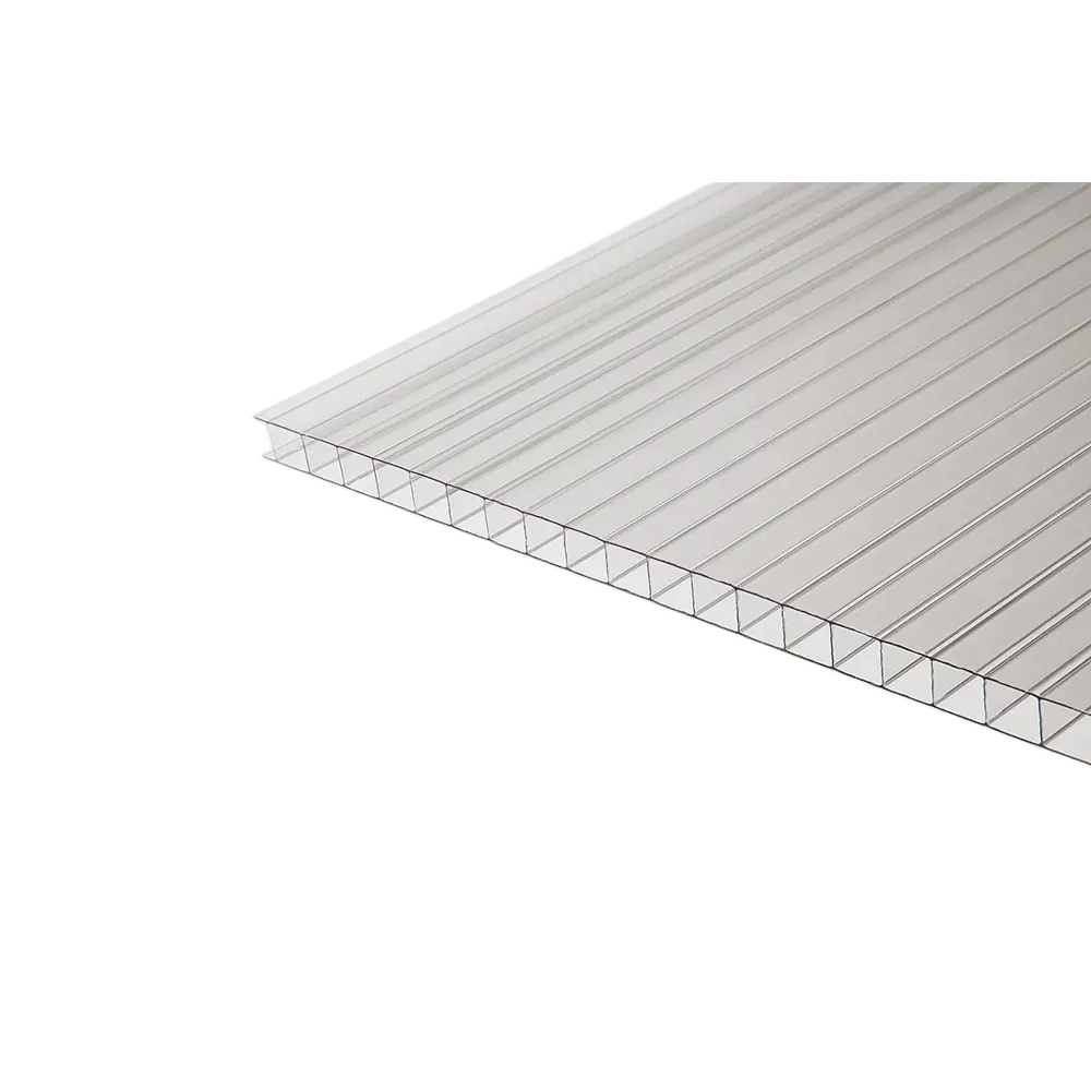 Поликарбонат сотовый 3.7 мм 2.1x3 м Киви прозрачный STLM-2191782