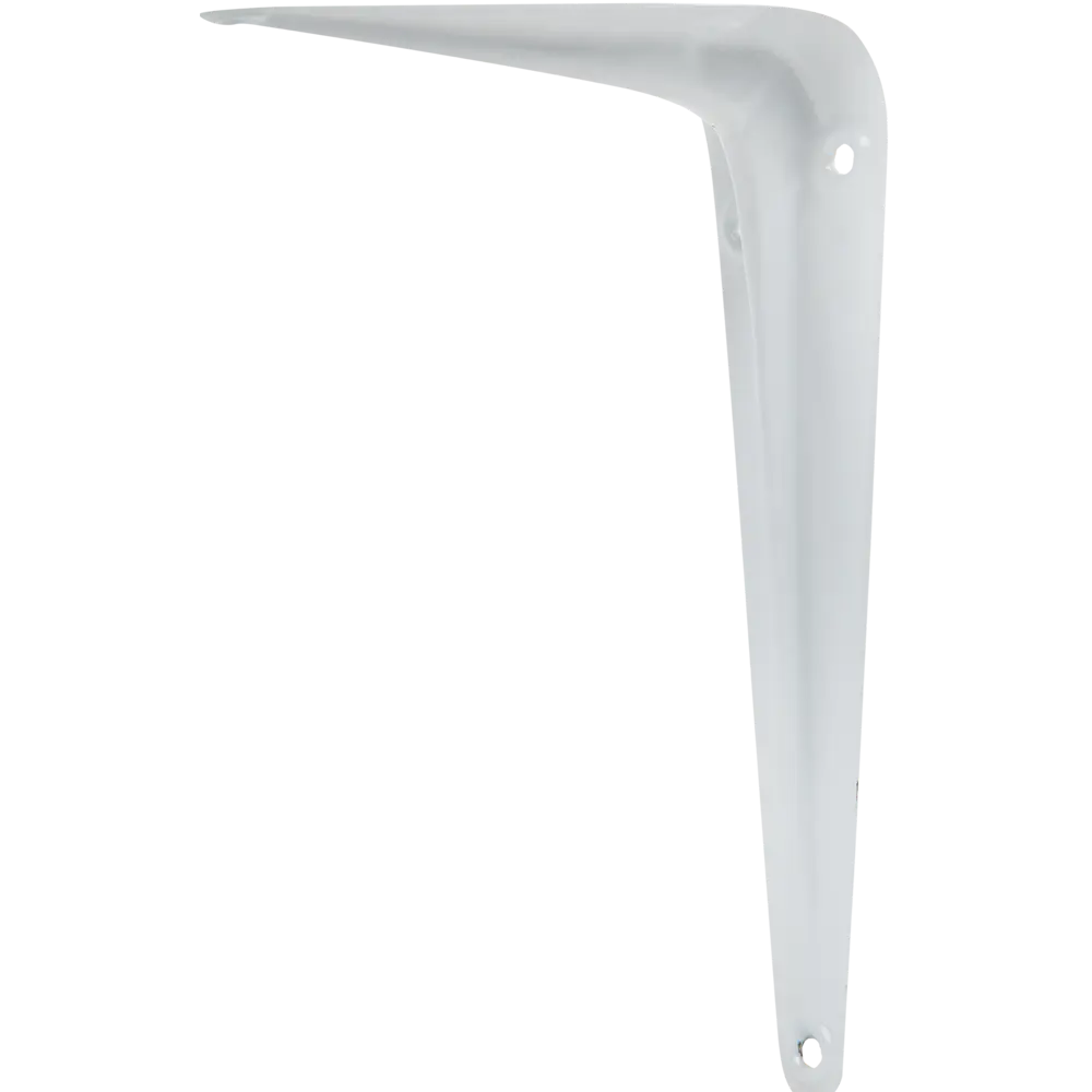 Кронштейн для полки Utility 12.5x15 см нагрузка до 10 кг металл цвет белый LARVIJ STLM-2105617