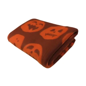 Плед Хэллоуин фонарь 130х170 см флис