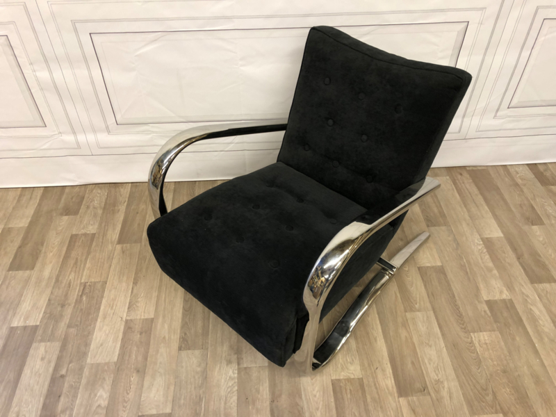 Кресло Sebastian от Eichholtz черное EICHHOLTZ ДИЗАЙНЕРСКИЕ, EICHHOLTZ 062303 Черный  - Вид №2