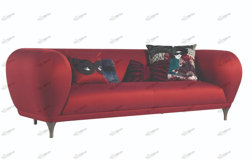 Roche Bobois 3-х местный тканевый диван Globe trotter sun-id-1432731