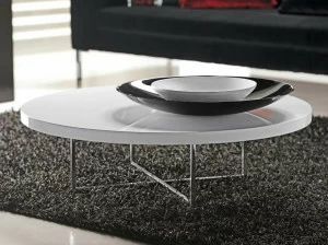 Former In Italia Круглый журнальный столик из лакированного дерева My way plus