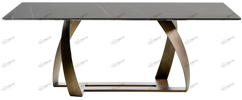 Potocco Прямоугольный мраморный стол Bon bon 770/tg-r