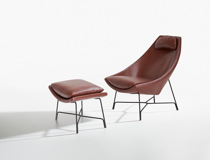 Potocco Мягкая кожаная подставка для ног Cut 910/pp - Вид №1