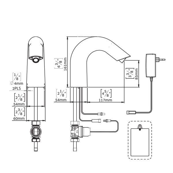 293100/200 Бесконтактный смеситель Classic cs для монтажа на палубе stern  - Вид №1