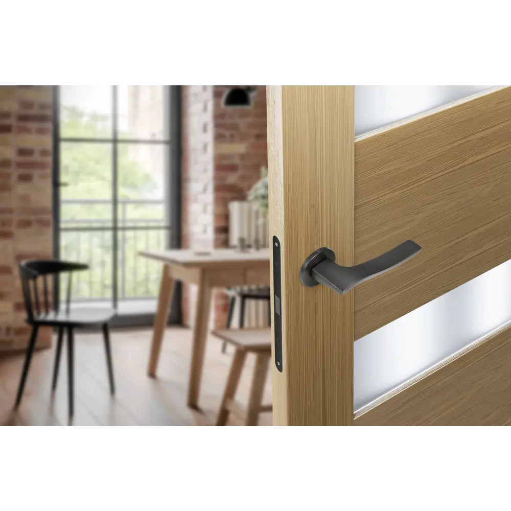 Дверные ручки Edson EDS-89H-R2 графит для межкомнатных дверей 85169314 STLM-0059364 - Вид №8