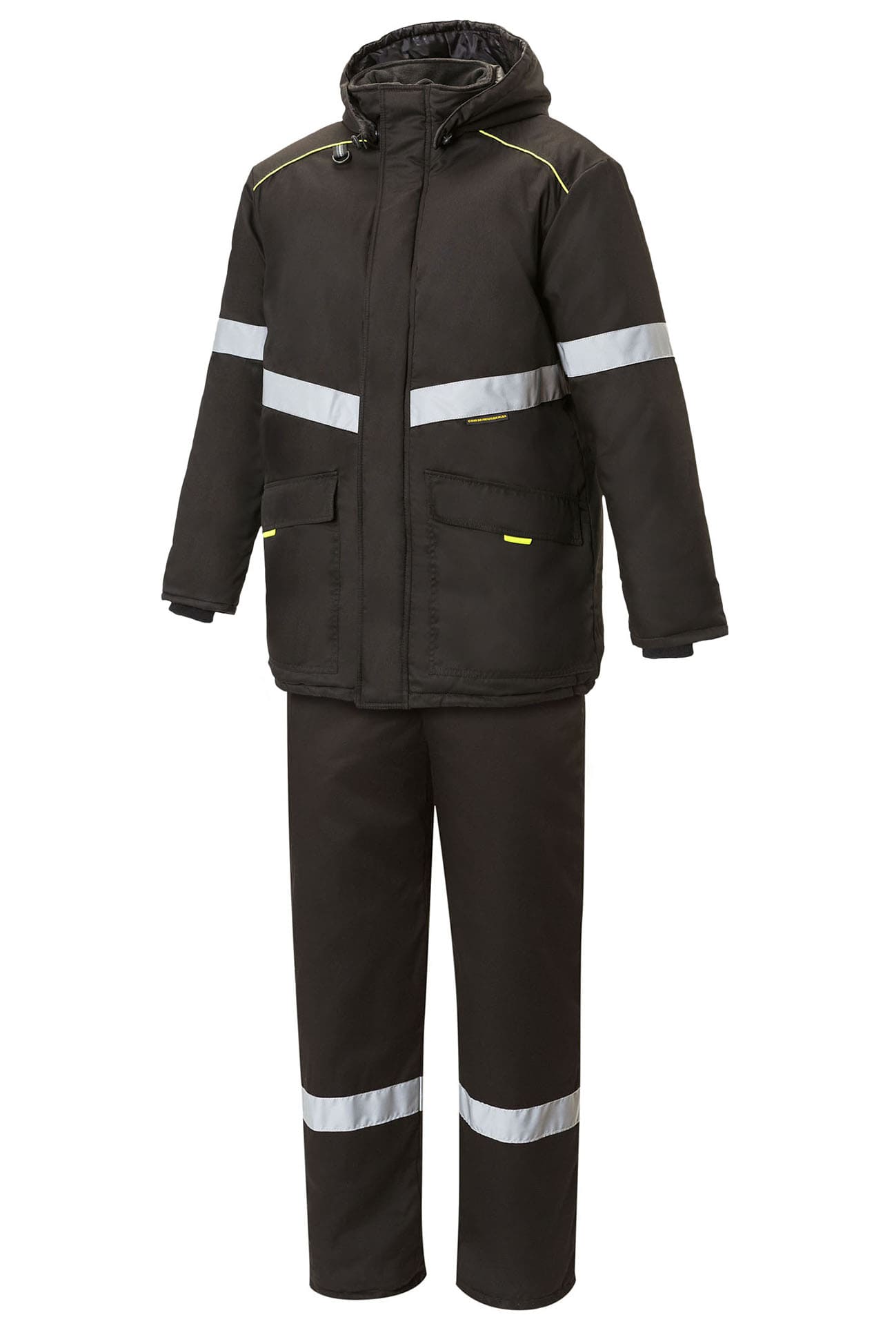 5038065 Костюм СОЮЗСПЕЦ утепленный черный  Зимняя спецодежда  размер 52-54/182-188 