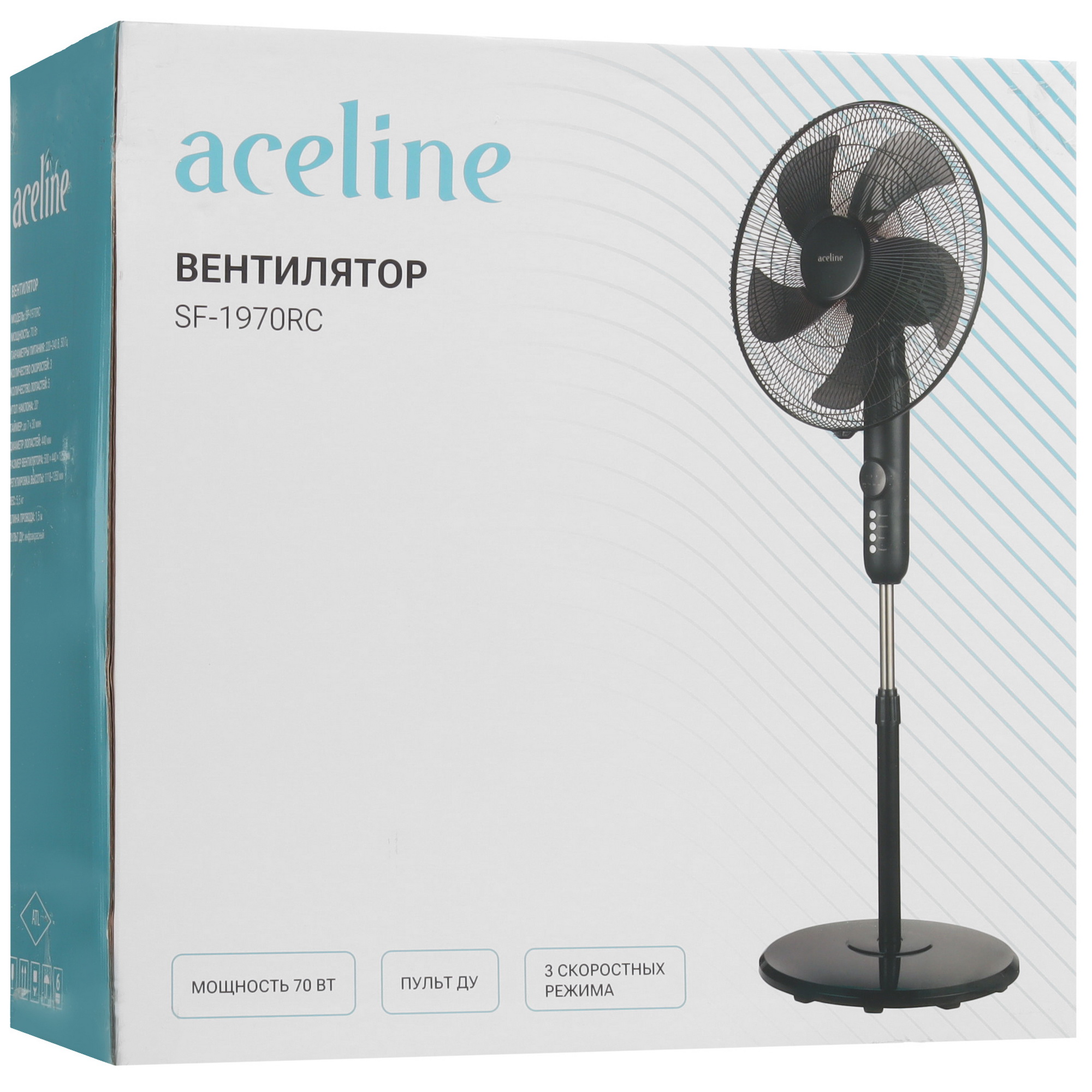9189991 Вентилятор Aceline SF-1970RC  черный STDN-0107292 - Вид №9