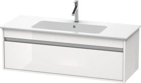 KT642105353 Ketho Тумбочка подвесная Каштан темный, декор Duravit - Вид №2