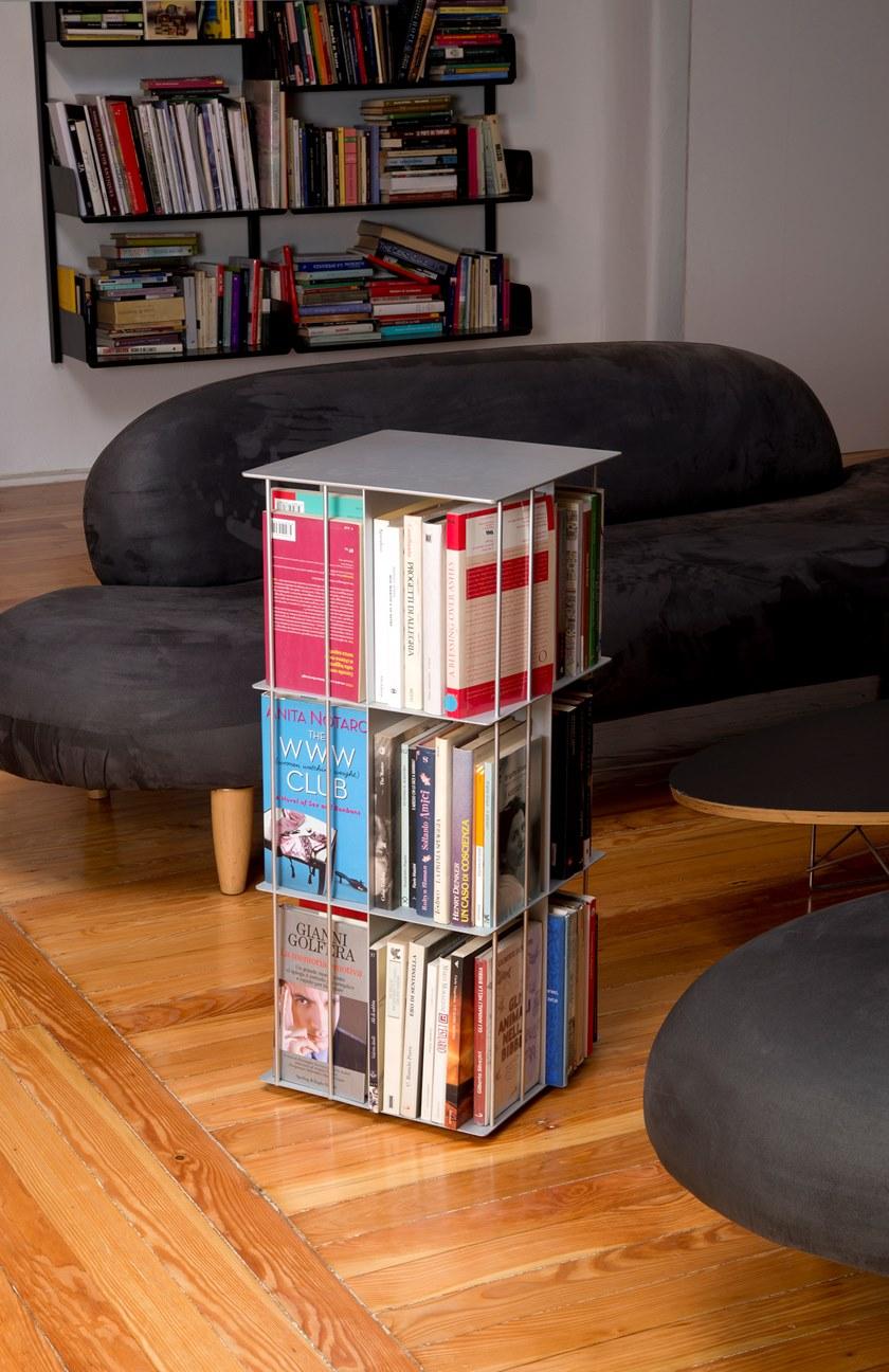 KRIPTONITE Отдельно стоящий вращающийся книжный шкаф из алюминия sun-id-1389768 - Вид №12