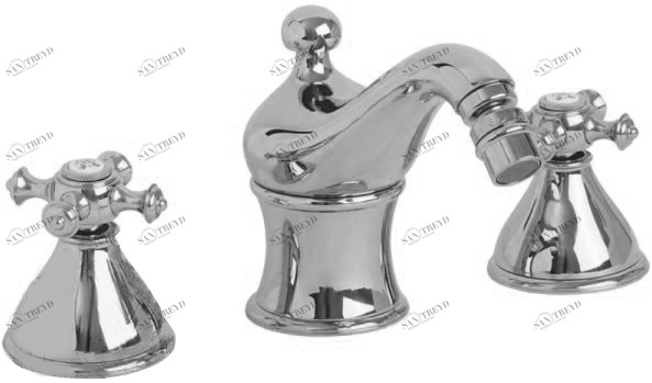 Смеситель MIGLIORE Prestige ML.PRS-725P.CR для биде - хром, на 3 отверстия 