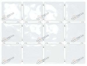 Бриз белый 1236 30х40 из 12ч 9,9х9,9 Kerama Marazzi 