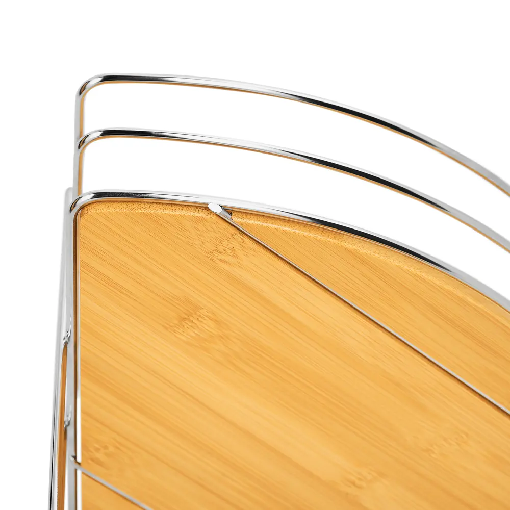 Полка угловая 21.8х21.8х32.8 см, цвет хром Santreyd Без серии STLM-2042685 - Вид №3