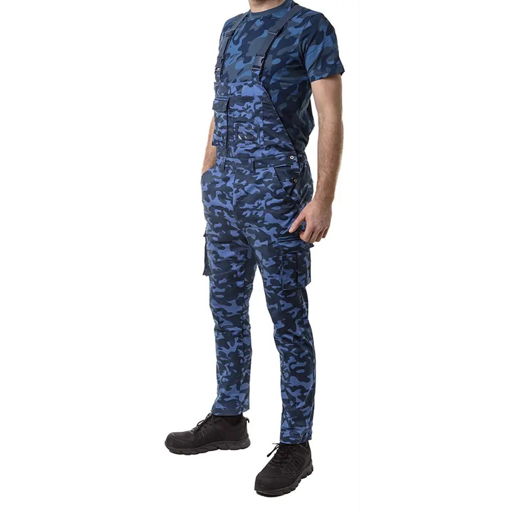 Полукомбинезон рабочий Neo Tools Camo синий размер S рост 175-178 STLM-2018430 - Вид №2