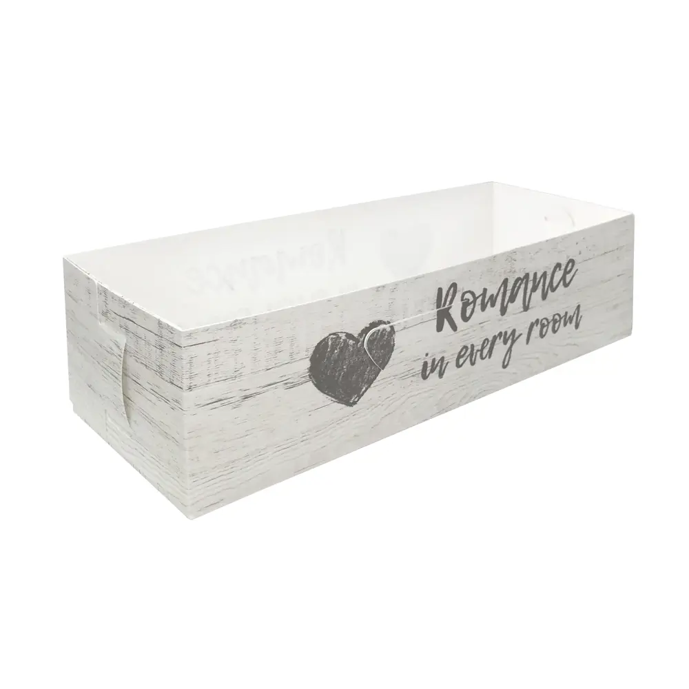 Коробка для хранения Графио 01 30x10.5x8 см полипропилен бело-черный Santreyd STLM-2036679