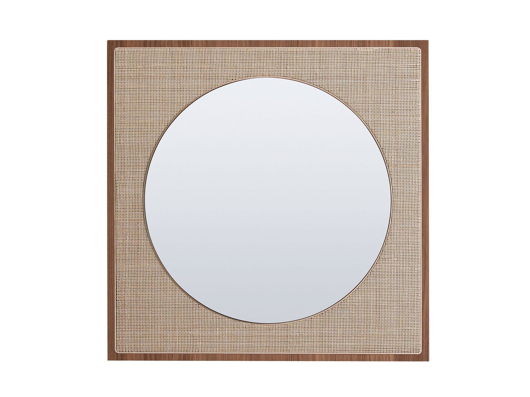 Настенное деревянное квадратное зеркало Modesign Шанхай ARCH-00025839