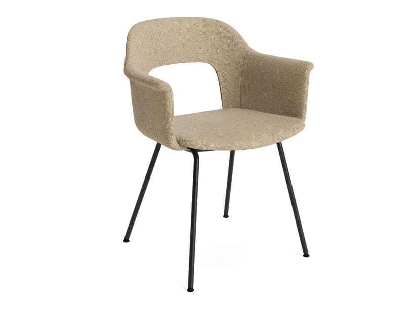 Мягкое кресло с открытой спинкой с подлокотниками Hay макет ARCH-00071158