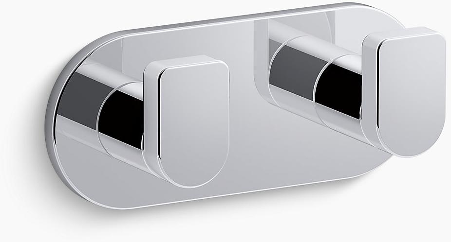 KOHLER Двойной крючок Composed для халатов K-73146-CP 