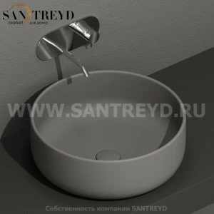 430289 Накладная раковина на столешницу  круглая Kerasan Nolita