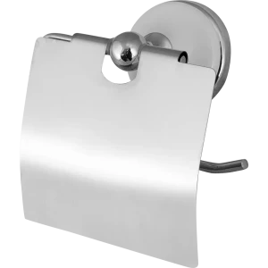 Держатель для туалетной бумаги Brissen Aster с крышкой цвет хром