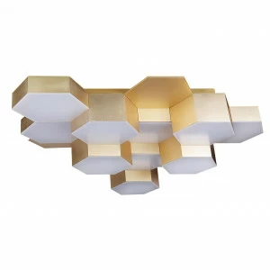 Потолочный светильник Lightstar Favo 750123 LIGHTSTAR ДИЗАЙНЕРСКИЕ, FAVO 073577 Золото;прозрачный
