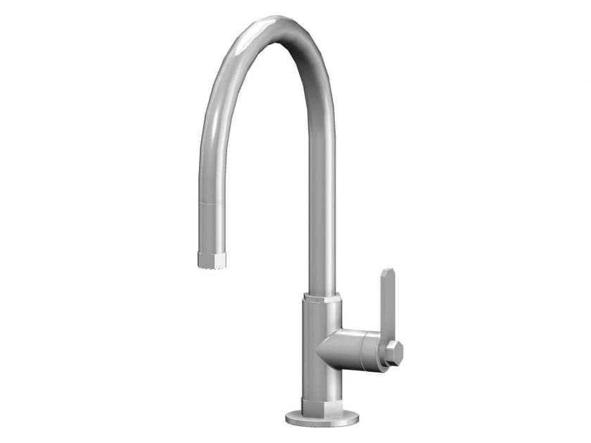 Смеситель для кухни с поворотным изливом GATTONI мех ARCH-00143633