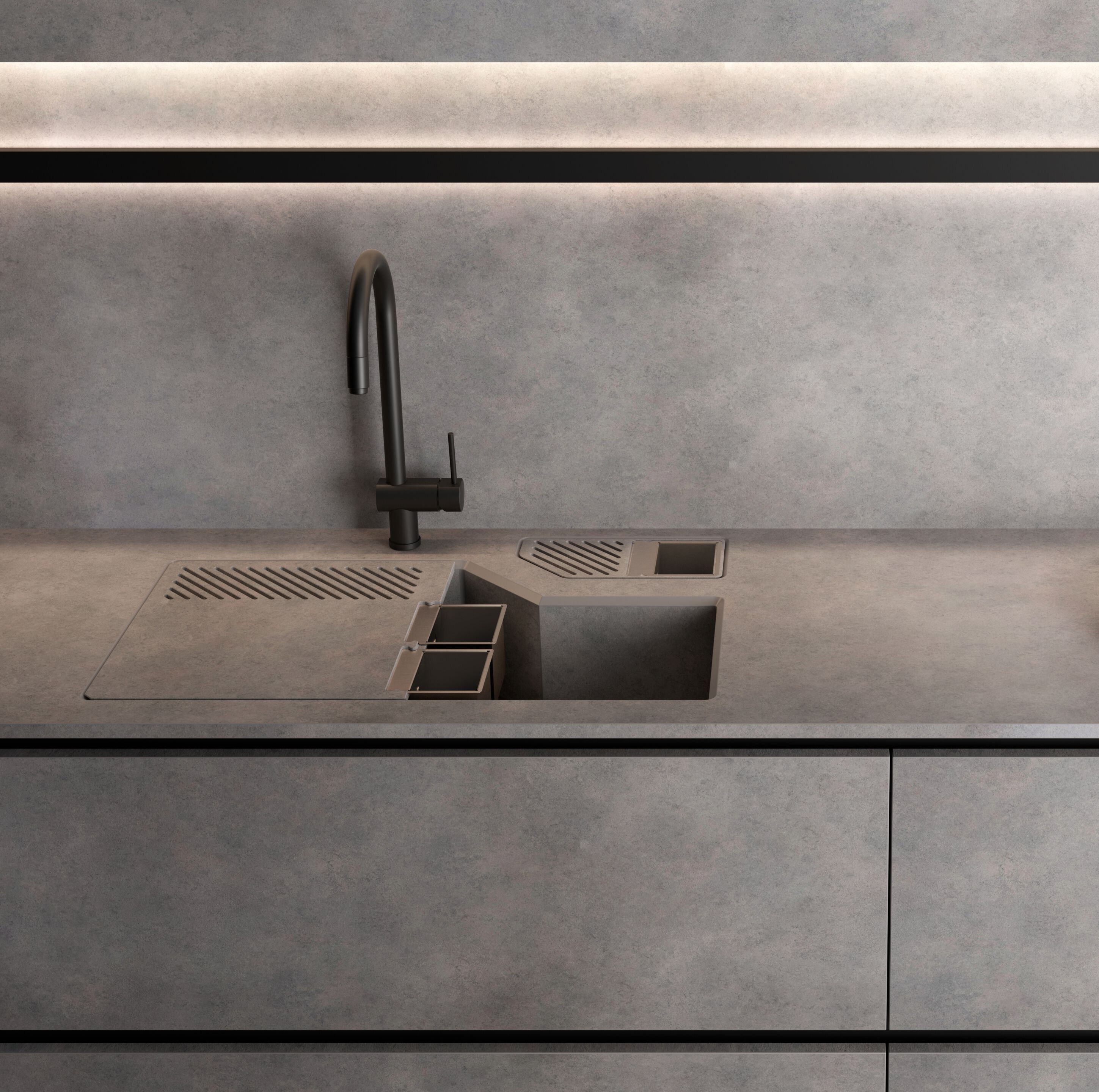 Раковина из нержавеющей стали с подходящим каналом Foster DIADE ARCH-00115732 - Вид №8