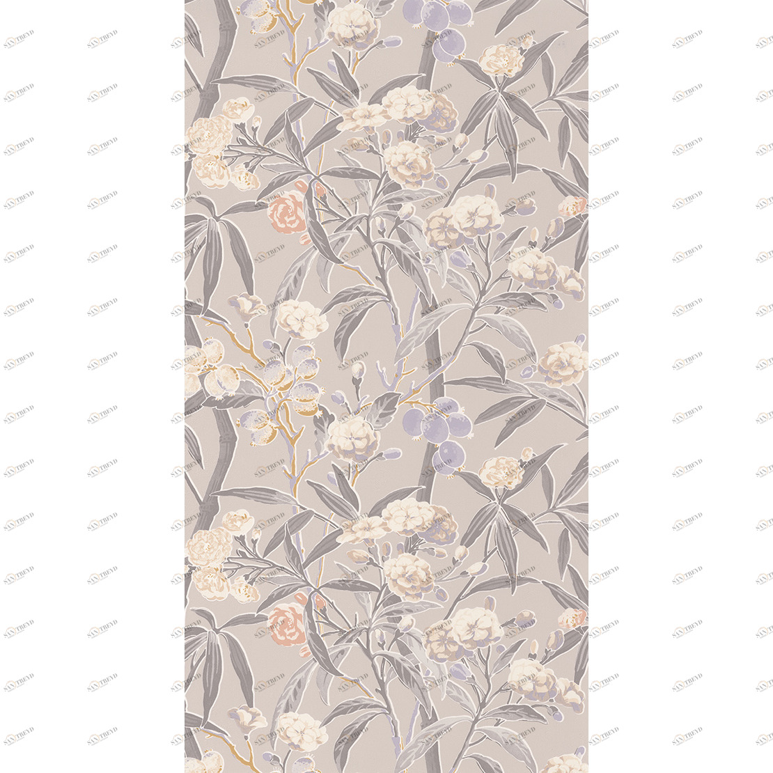 Рулон обоев CUBA CBBA84331212. Основа нетканый винил Casadeco