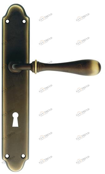 LINEA CALI' Латунная ручка в классическом стиле на пластине с накладкой Tosca sun-id-1404284