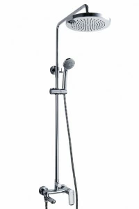 Душевая колонна со смесителем для ванны c поворотным изливом OPAL C OPAL F6125183CP-A1-RUS bravat