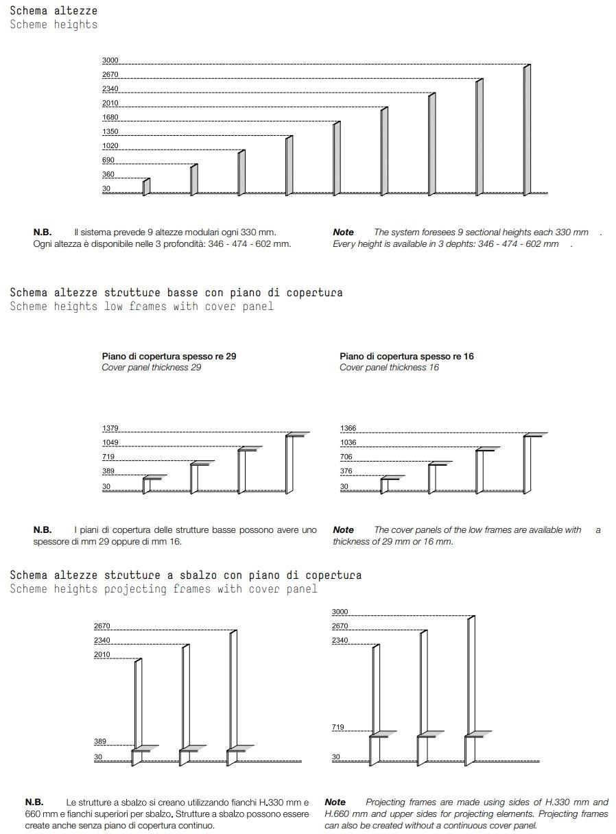 Porro Модульный открытый книжный шкаф из эвкалипта System sun-id-1443628 - Вид №5