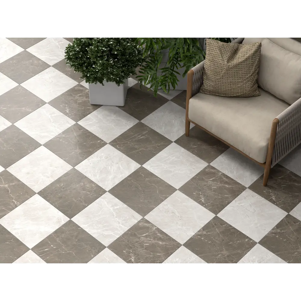 Глазурованный керамогранит Kerama Marazzi Феррара SG171700N 40.2x40.2 см 1.62 м² матовый цвет серый STLM-2007953 - Вид №4