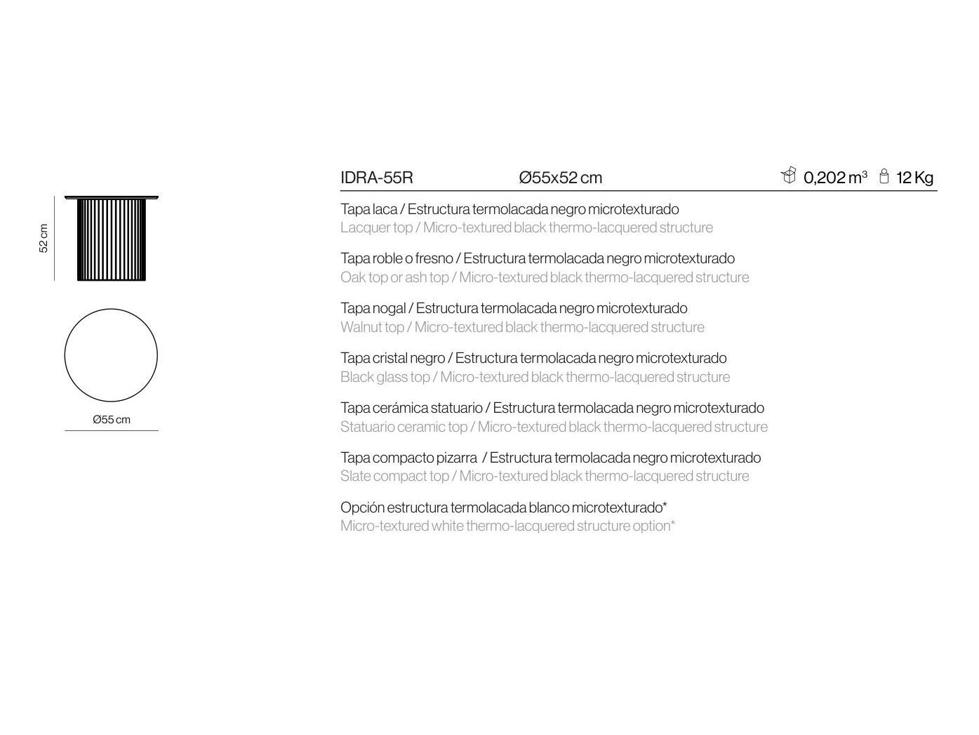 Стальной круглый журнальный столик Kendo Mobiliario Гидра ARCH-00118281 - Вид №14