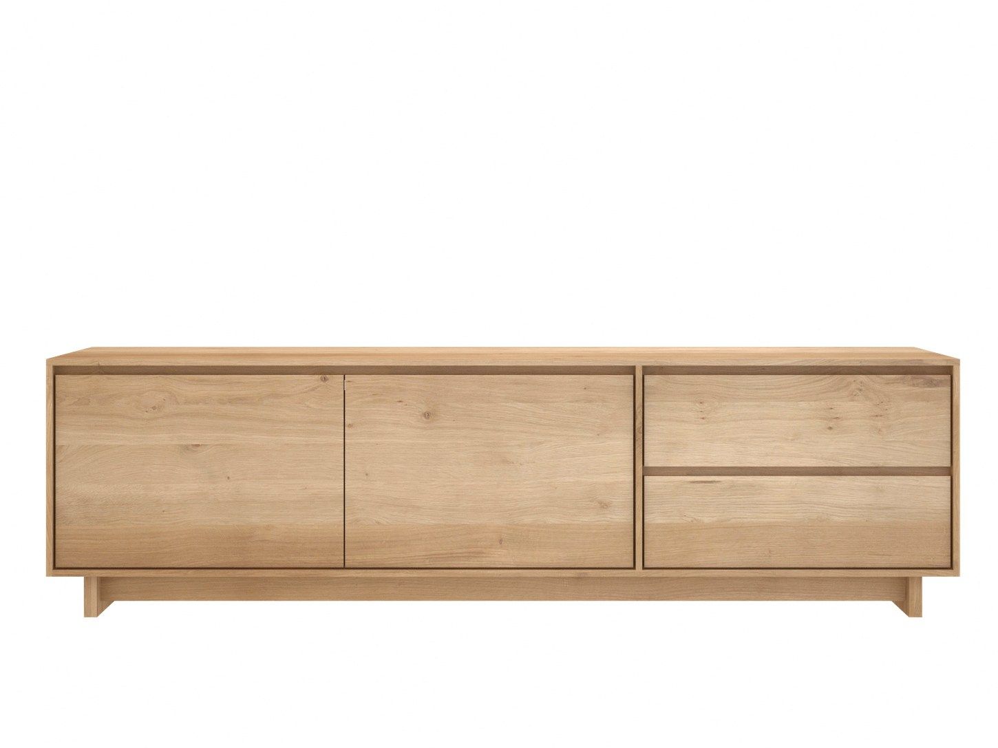 Твердый деревянный низкий ТВ-шкаф Ethnicraft волна ARCH-00138499