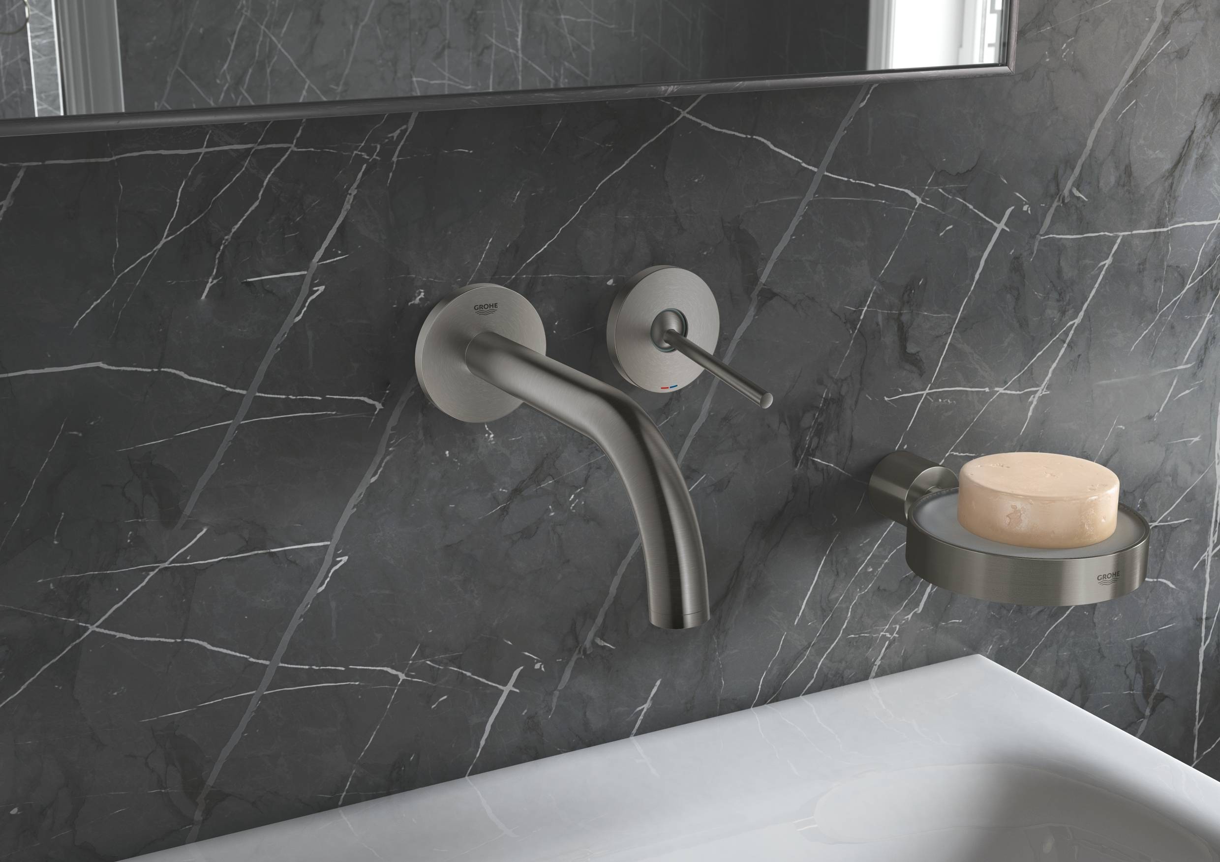 Смеситель для раковины GROHE Atrio New Joy, темный графит матовый (19287AL3) - Вид №2