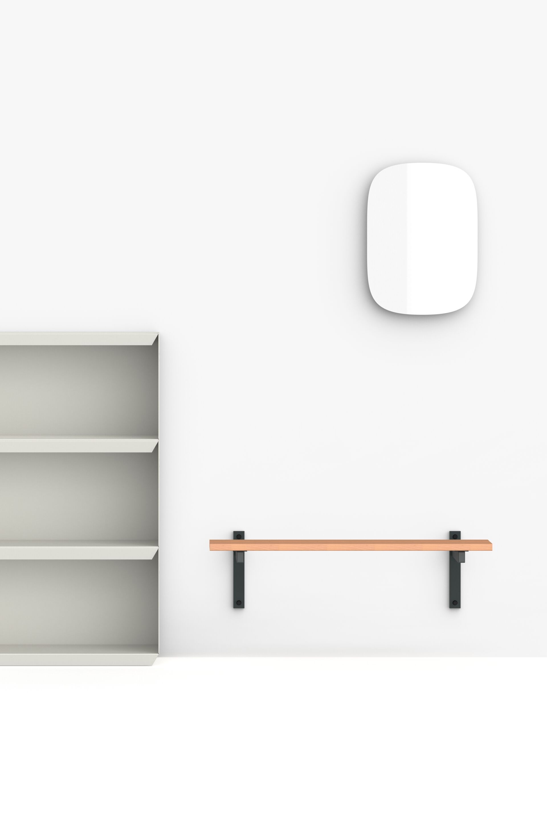 Настенное стеклянное зеркало FUNCTIONALS слайд ARCH-00054192 - Вид №22