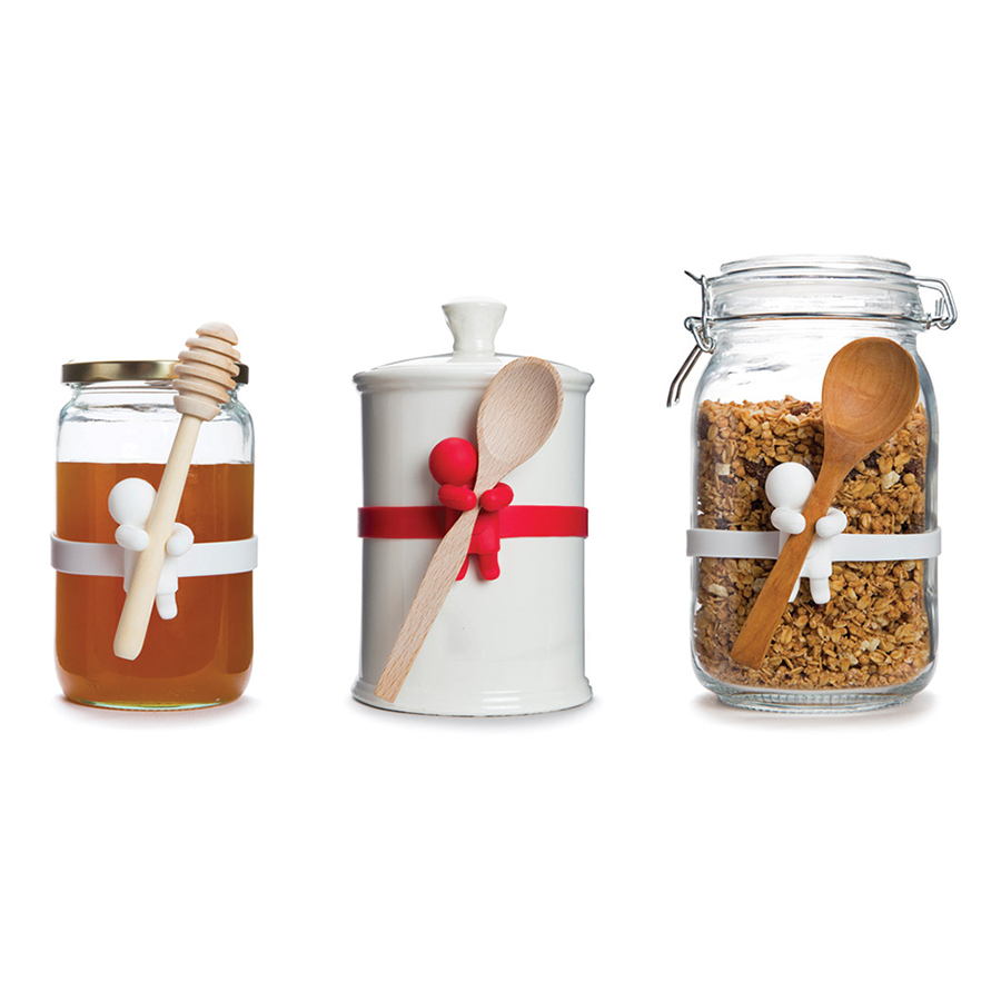 MB6770 Держатель для ложек june spoon силиконовый, красный Monkey Business  - Вид №6