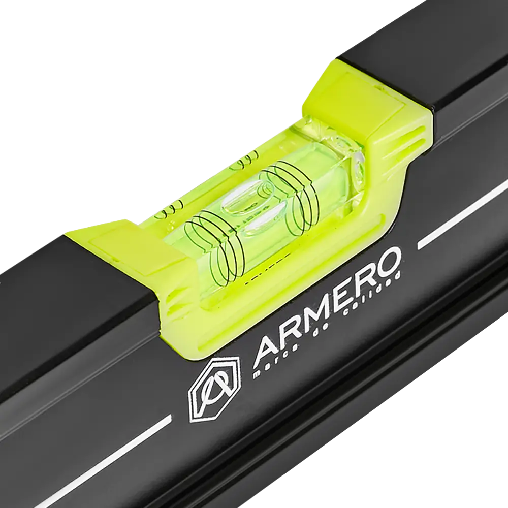 Уровень алюминиевый Armero A137/100 усиленный 3 глазка 1000 мм Santreyd STLM-2134205 - Вид №2
