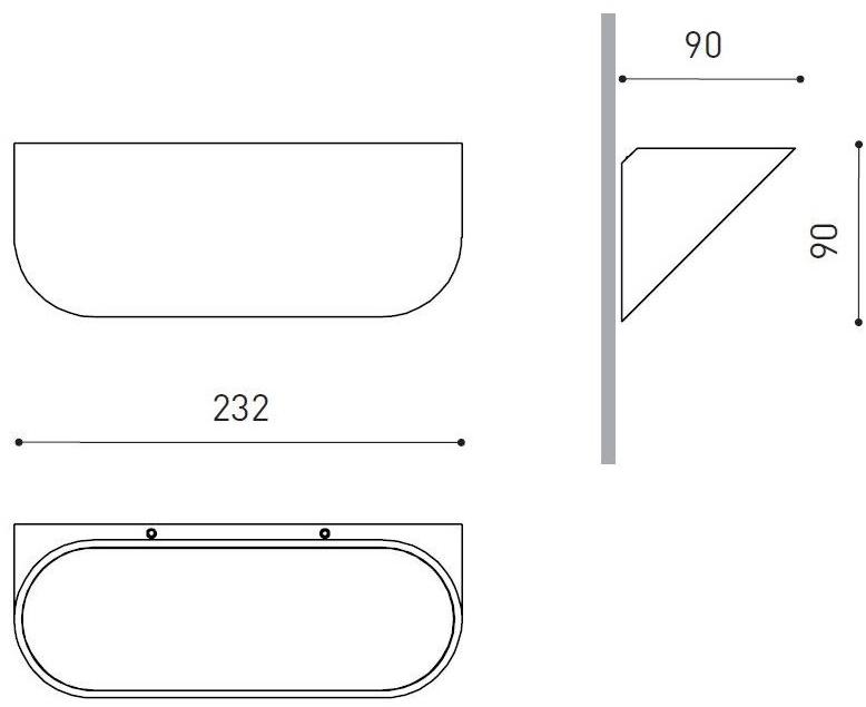 Arkoslight Настенный светильник из алюминия непрямого света Lip sun-id-1408150 - Вид №15