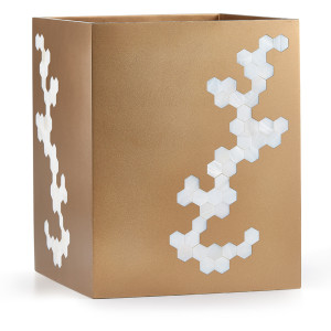 VB-HEX-GLD-WB Шестиугольная корзина для мусора Labrazel