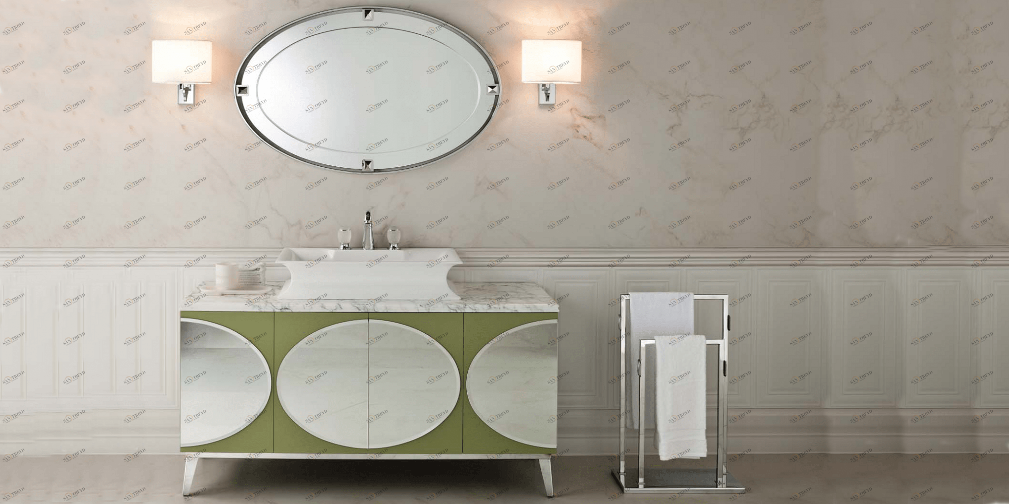 Комплект мебели для ванной OASIS RIVOLI 14 OASIS BATHROOM Luxury  Rivoli R14
